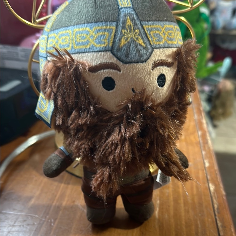 Lord of the Rings Plush Toy with Helmet and Beard
